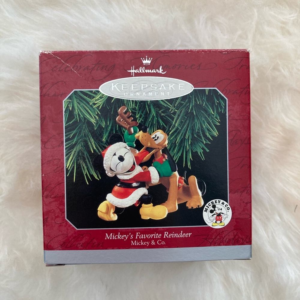 Hallmark Disney Ornament Mickey and Pluto